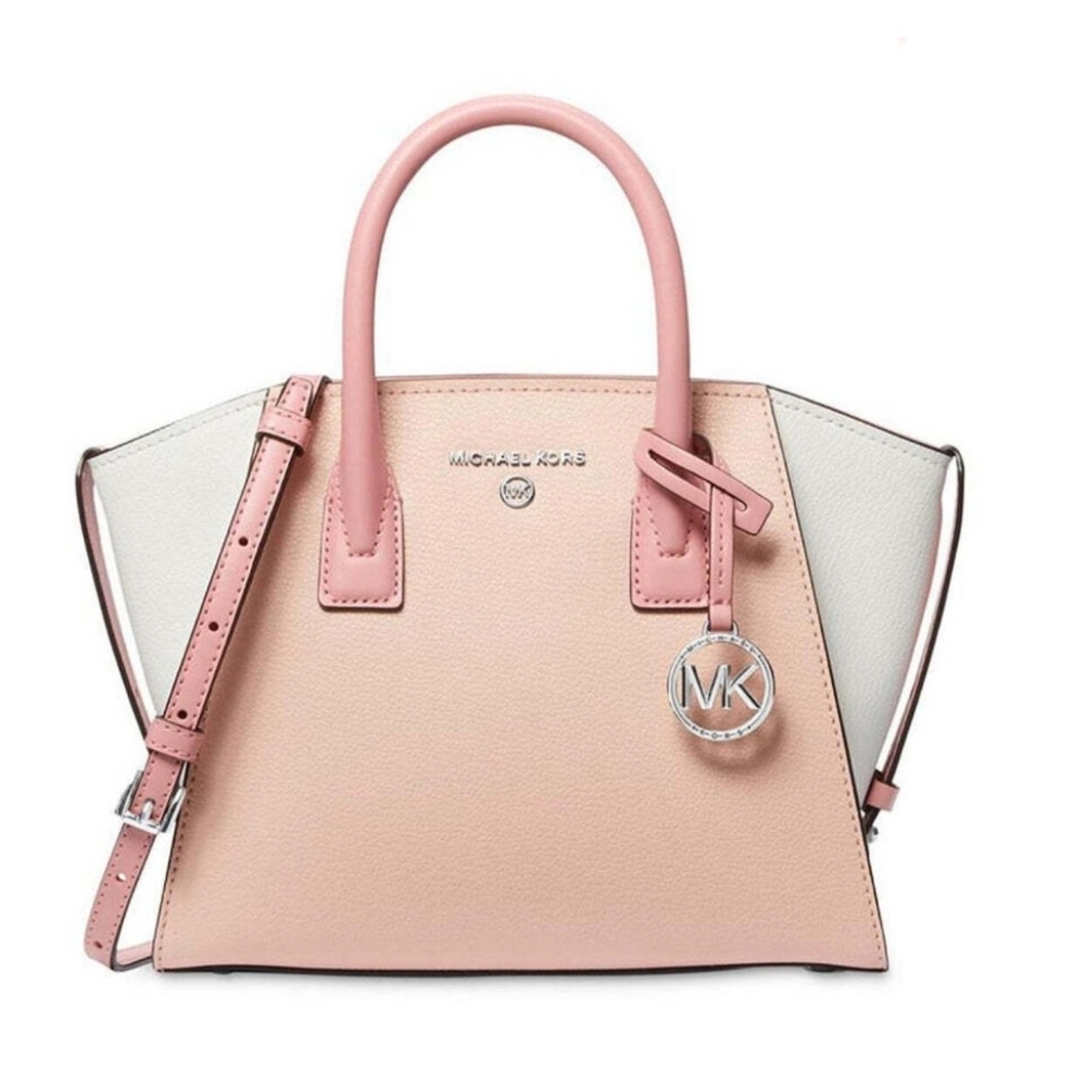 New Michael Kors Avril Small Top- Zip Satchel Primrose -multi - Picture 2 of 5